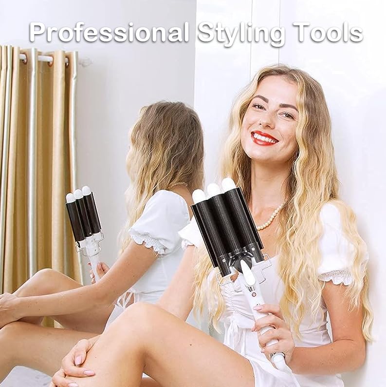 Aleath temperature control for adjustable heat across hair types.