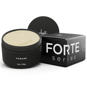 Alex Costa Forte Series hair pomade bottle front for versatile slicked-back styling