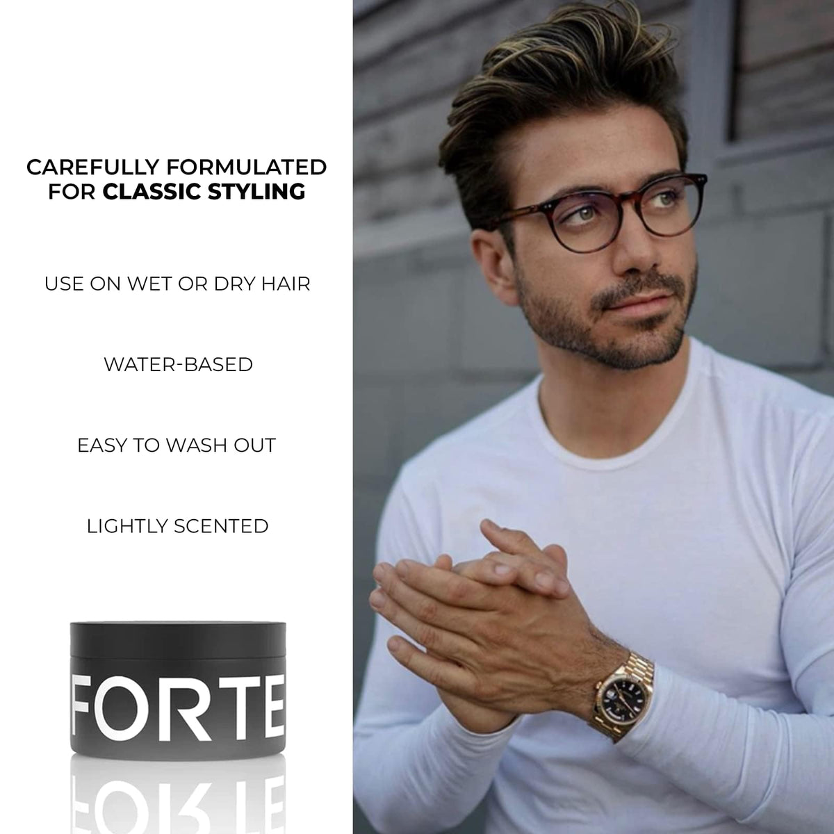 Alex Costa Forte Series packaging highlighting salon-grade ingredients