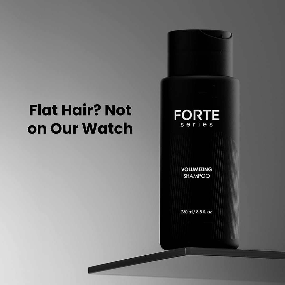 Alex Costa FORTE after wash hair appears fuller with added body