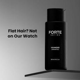 Alex Costa FORTE after wash hair appears fuller with added body