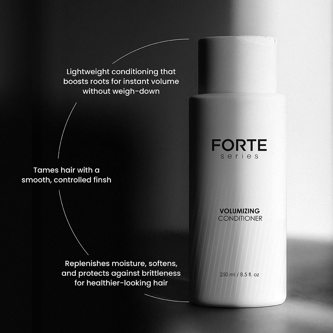 Hair after use with added volume and smooth manageability