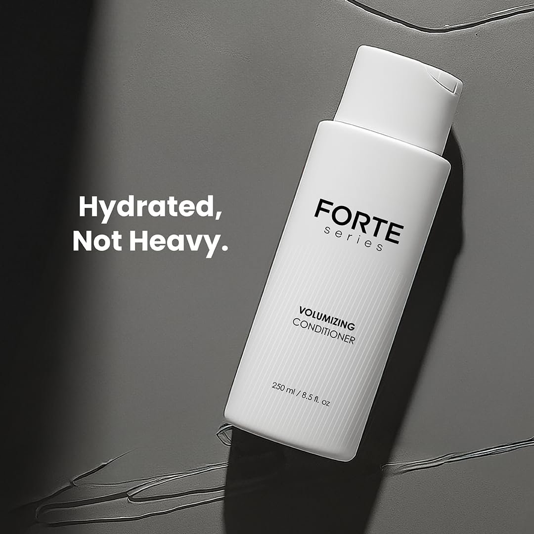 Full bottle with pump in natural light for daily hair care