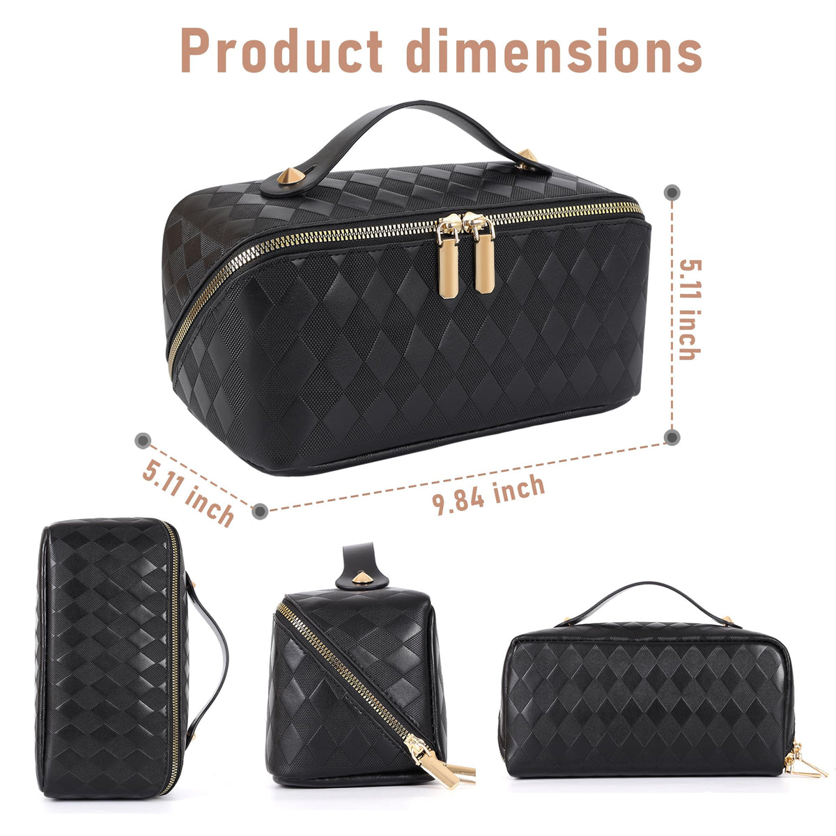 ALEXTINA bag with two compartments and a fixed divider for tidy storage.