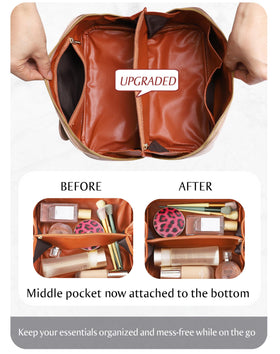 ALEXTINA PU inside lining is easy to clean after spills.