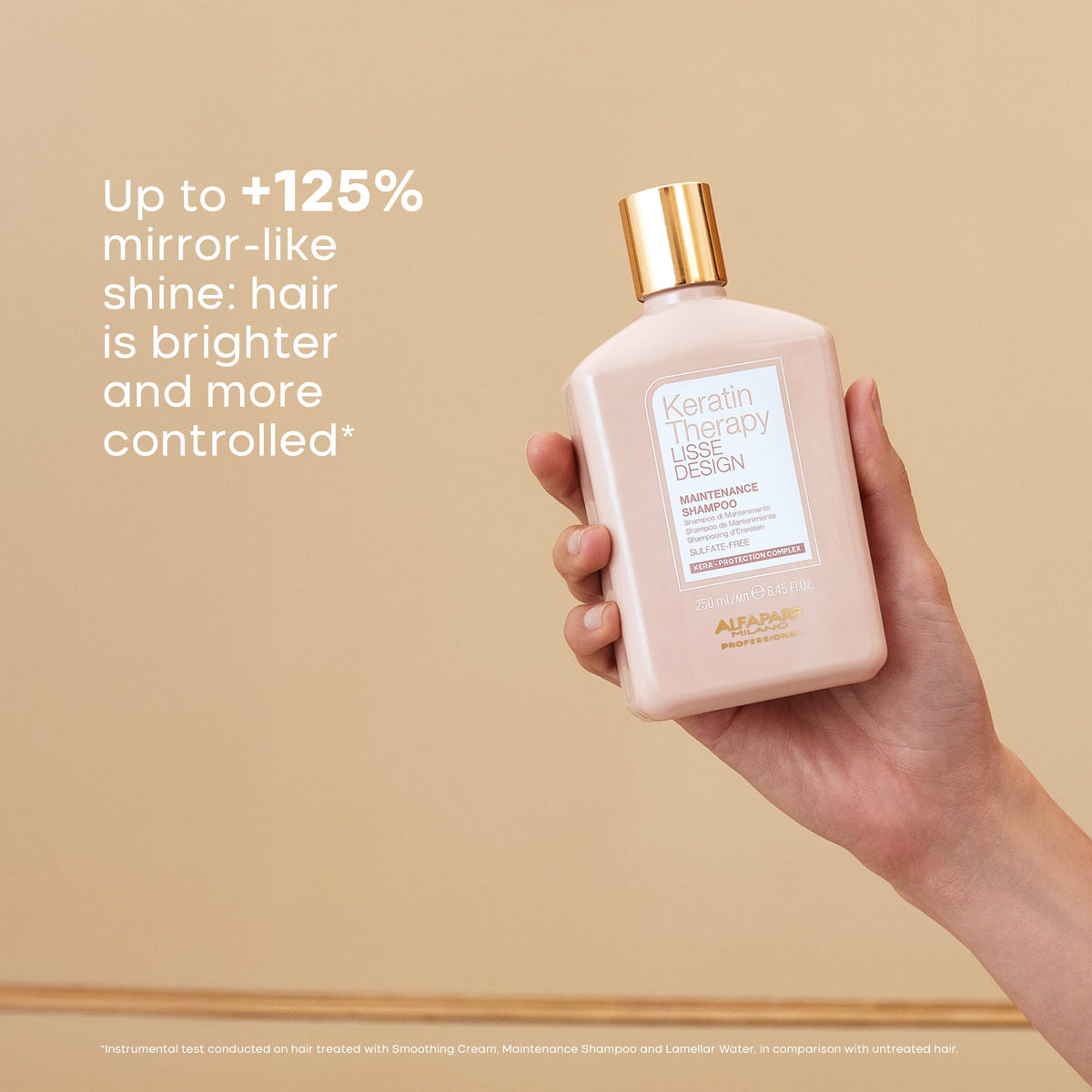 Alfaparf Milano Lisse Design Keratin Conditioner bottle delivering softness and shine