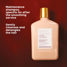 ALFAPARF MILANO Lisse Design Keratin Shampoo close-up cap for premium feel.