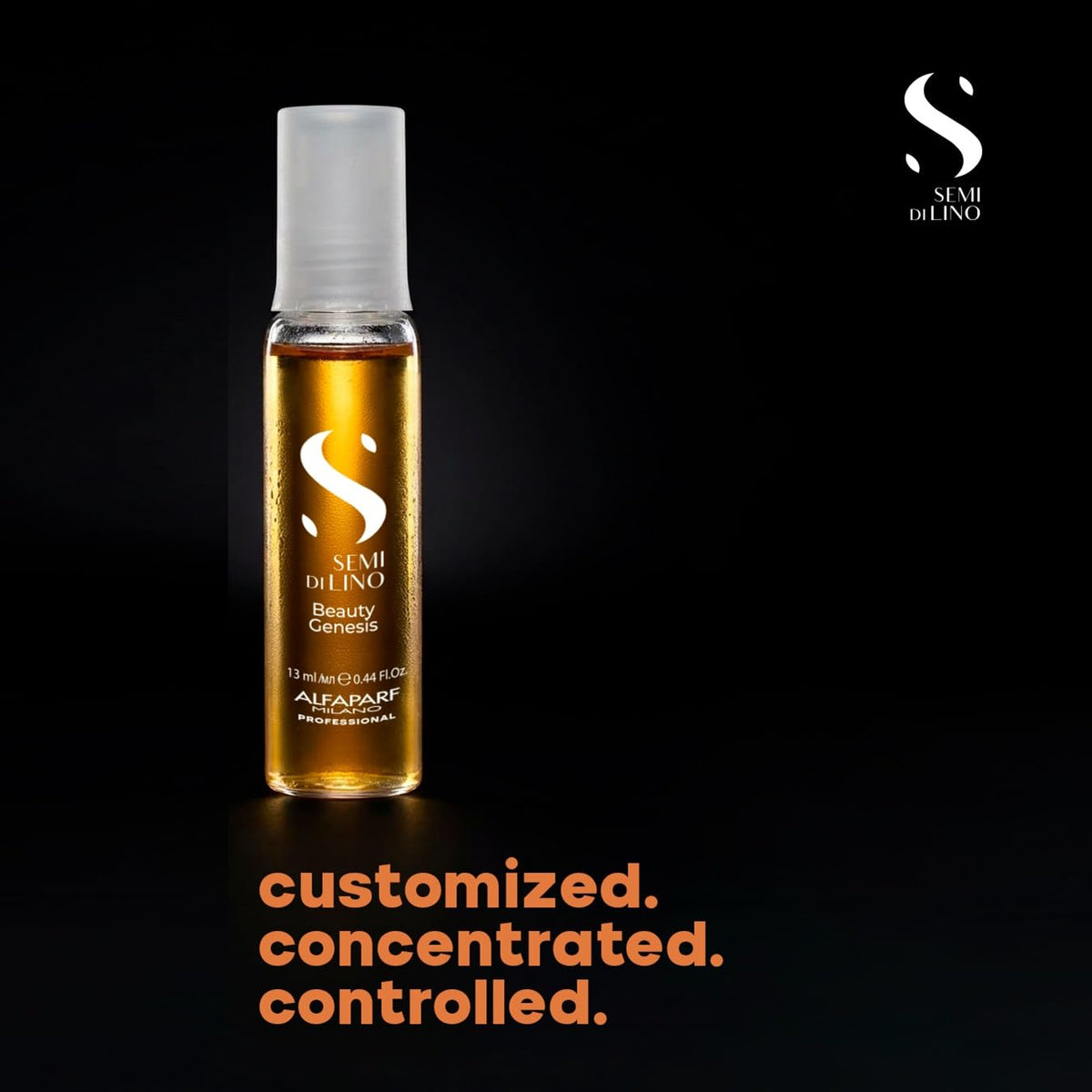 ALFAPARF Milano Beauty Genesis vial visual highlighting argan extract benefits for shine