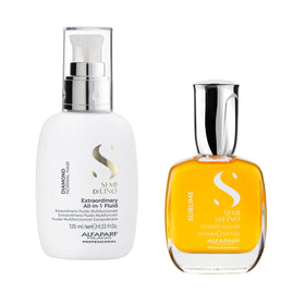 Alfaparf Milano Cristalli Liquidi oil serum adds instant gloss and smoothness.