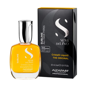 Thermal protection for styling with hot tools from Alfaparf Milano Cristalli Liquidi.