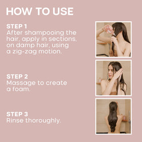 Keratin Therapy glow on finished hair for silky texture.