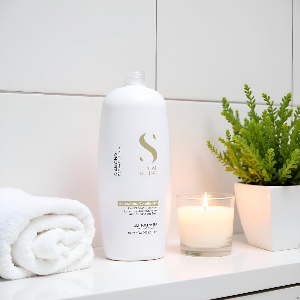 Alfaparf Milano Semi Di Lino Diamond radiant gloss on smooth hair