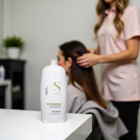 Alfaparf Milano Semi Di Lino Diamond hair texture shows soft detangled strands