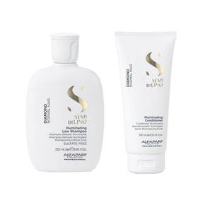 Alfaparf Milano Semi di Lino Diamond Shampoo bottle for radiant shine