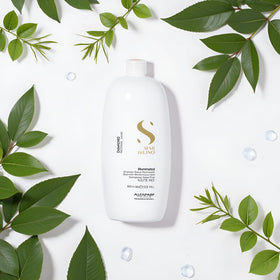 ALFAPARF MILANO Semi di Lino Diamond Shampoo packaging made with recycled materials.