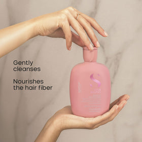 Color-safe label on ALFAPARF MILANO packaging