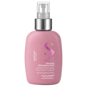 ALFAPARF MILANO detangler spray bottle provides lightweight moisture for dry hair.