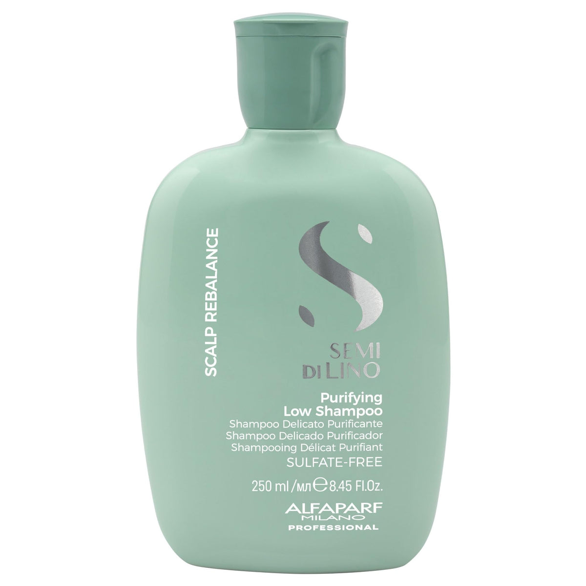 ALFAPARF MILANO Semi di Lino Scalp Rebalance bottle for purifying scalp care.