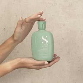 ALFAPARF MILANO scalp closeup shows Micro-Biotic System in action.
