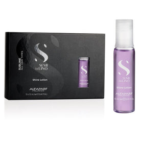 Shine Lotion bottle with citrus and floral fragrance notes for an inviting scent.