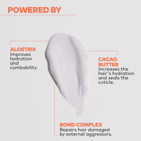 Mask forms protective film around the hair cuticle