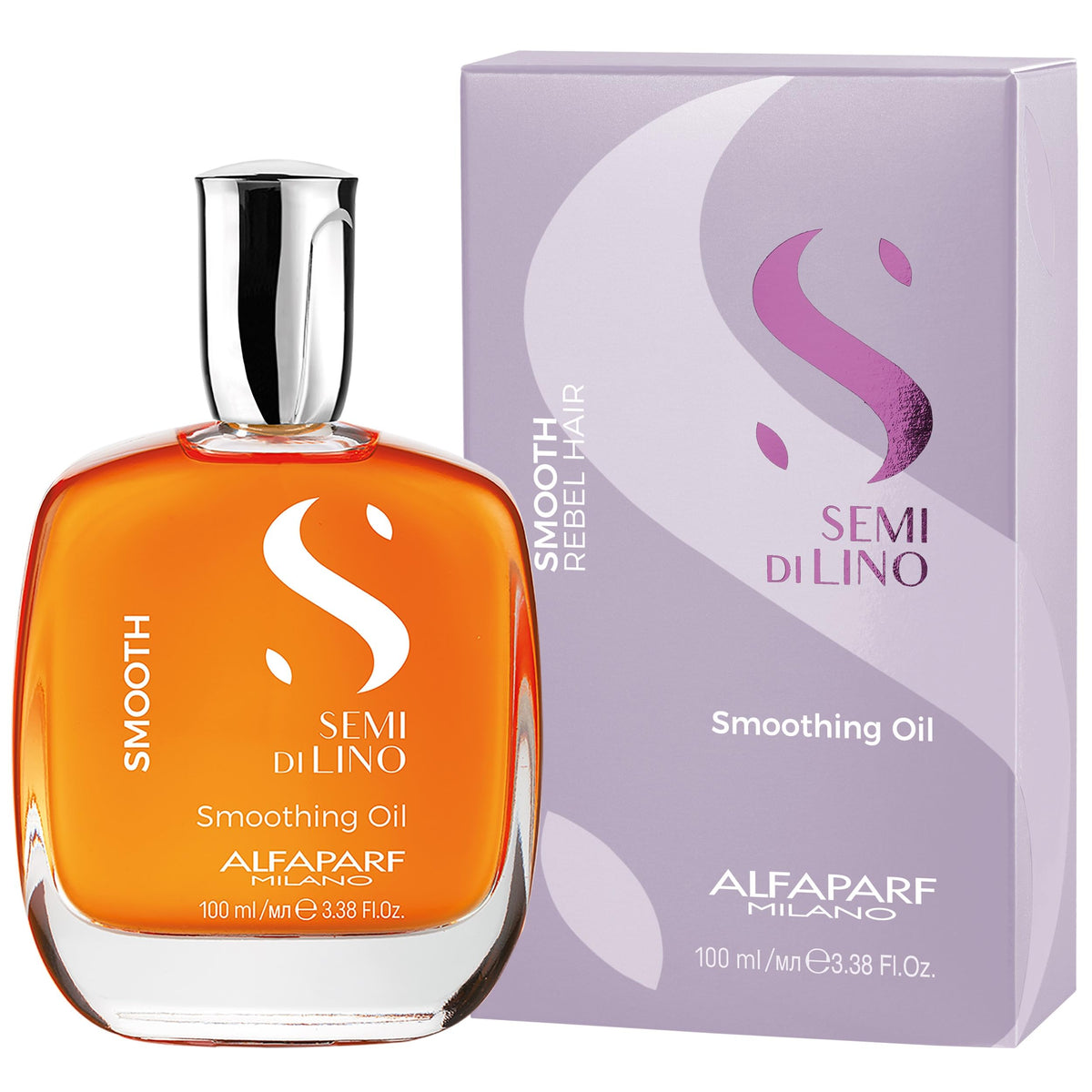 ALFAPARF MILANO Semi di Lino Smoothing Oil dropper for even application and controlled shine.
