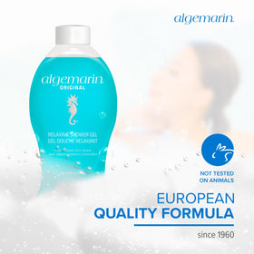 Algemarin daily shower routine setup for refreshed skin