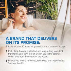 Algemarin mineral salts portrait, suggesting rejuvenation and soothing bath experience.
