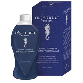 Algemarin Original Scent Foam Bath bottle ready for a soothing European sea aromatherapy experience.