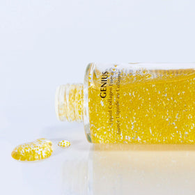 Spa-like glow from using Algenist Genius Liquid Collagen Essence daily.