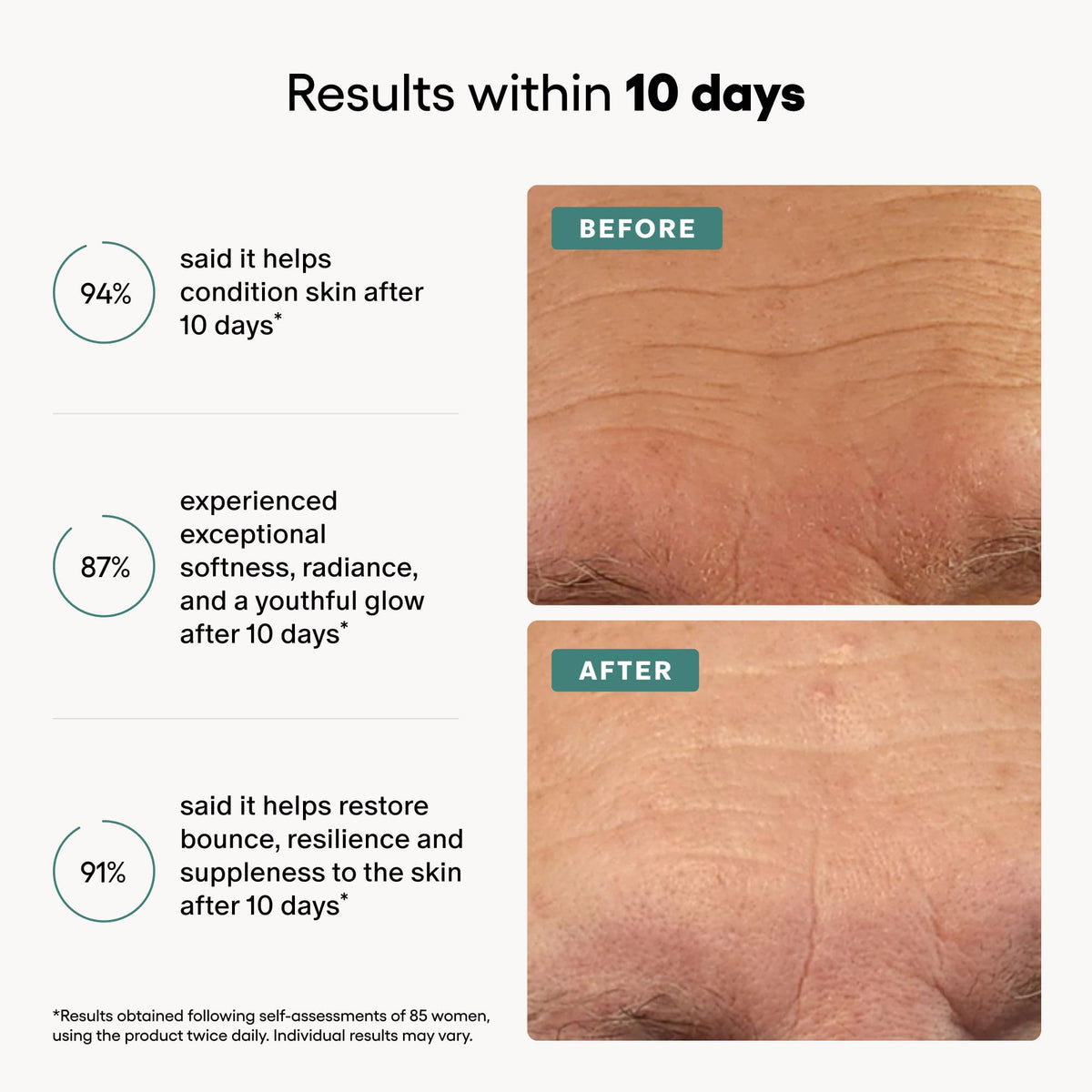 Algenist Genius Liquid Collagen Serum being applied for radiant, smoother skin.