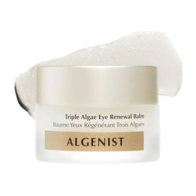 Algenist Triple Algae Eye Renewal Balm travel-size packaging for on-the-go hydration.