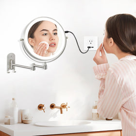 ALHAKIN vanity companion for flawless makeup checks and precise application.