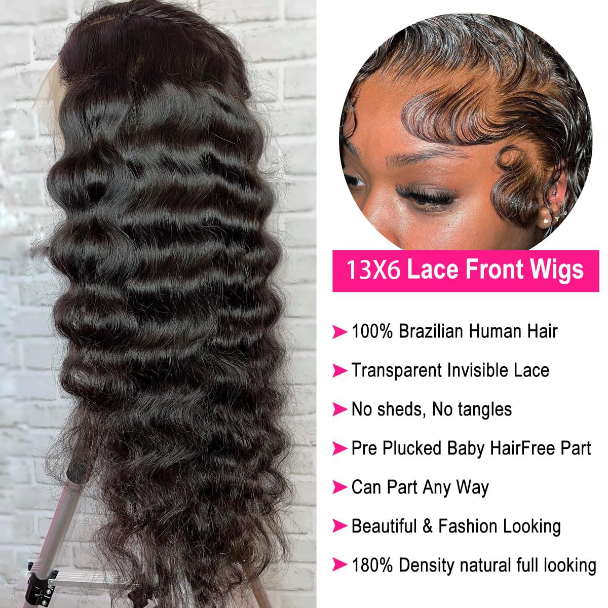 Ali Bling HD transparent lace front wig blending with skin tone for discreet wear