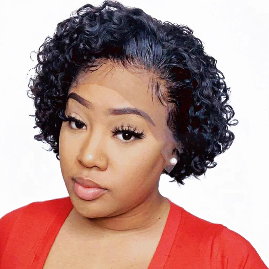 Ali Bling Pixie Cut Wig with natural hairline for daily wear