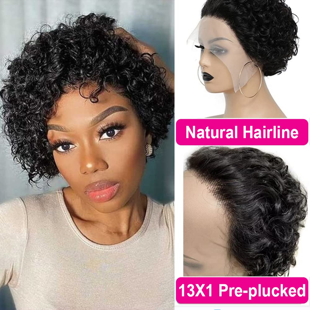 Ali Bling curly pixie wig is perfect for daily looks and events