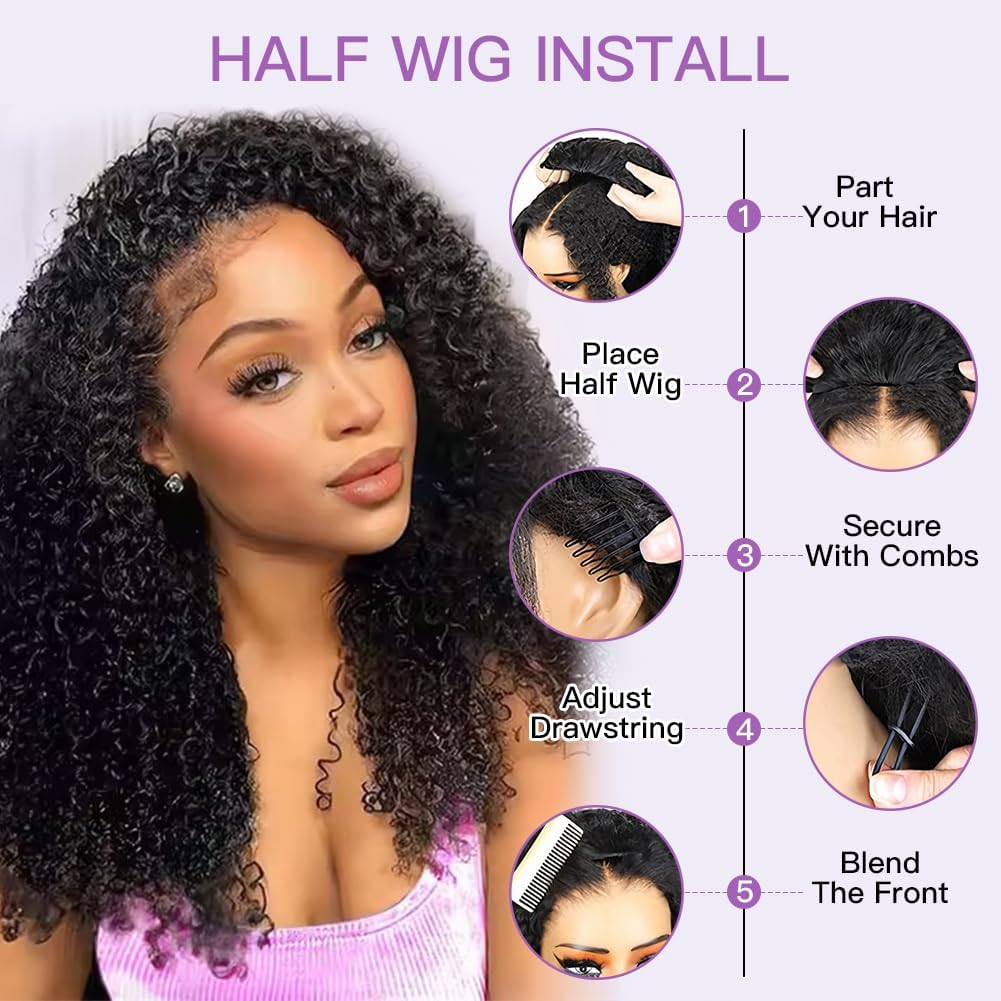 Ali Grace 10-second flip-over wig for fast, realistic volume.