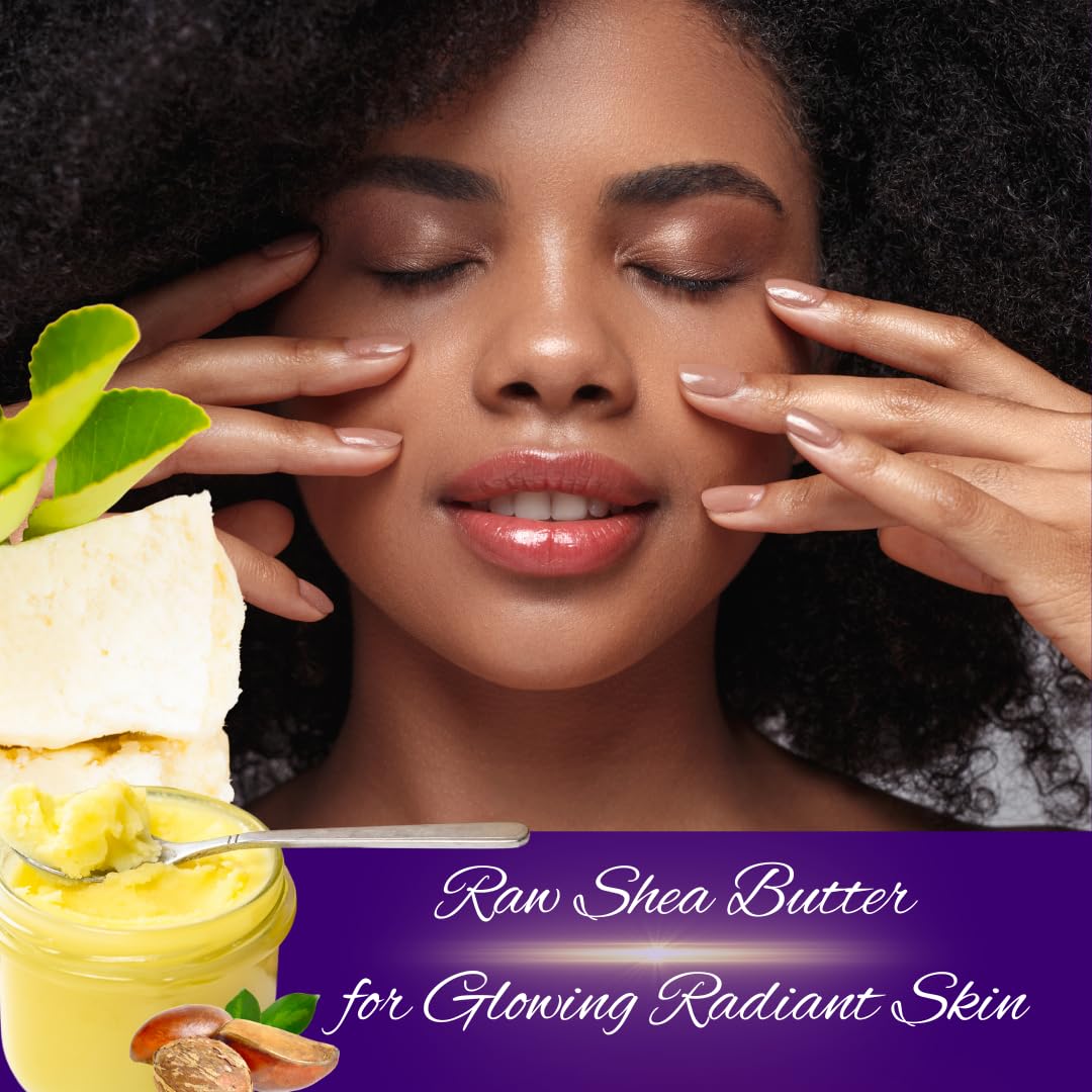 AliBell's butter on dry skin for deep hydration.