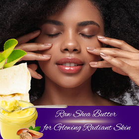 AliBell's butter on dry skin for deep hydration.