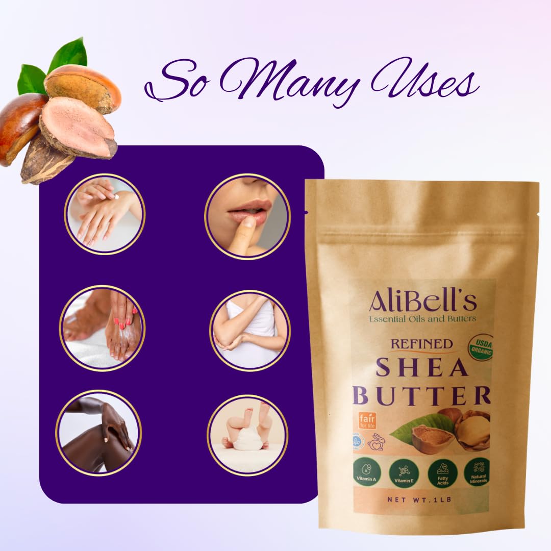 AliBell's butter for hair care to improve moisture.