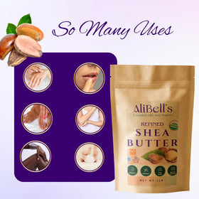 AliBell's butter for hair care to improve moisture.