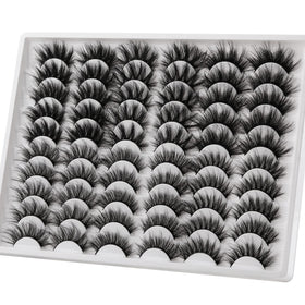 ALICE 30-pairs 20mm lashes pack with bold volume for dramatic evening looks.