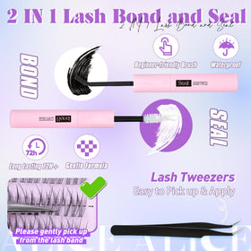 ALICE bond and seal lash glue delivers long-lasting wear.