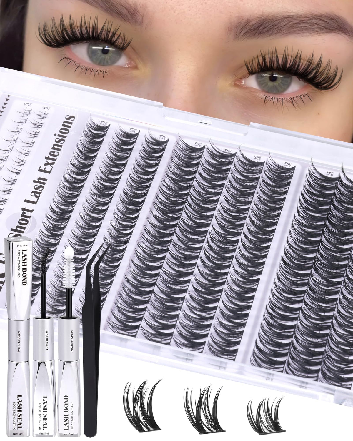 ALICE Bottom lashes included to open and complement the top lashes