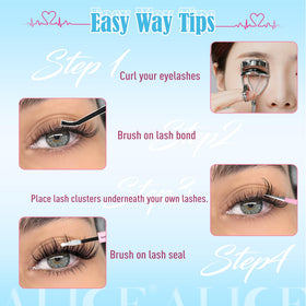 ALICE Customizable lengths range 10–16mm for natural to dramatic looks.