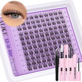 ALICE invisible-band lashes for comfortable all-day wear.