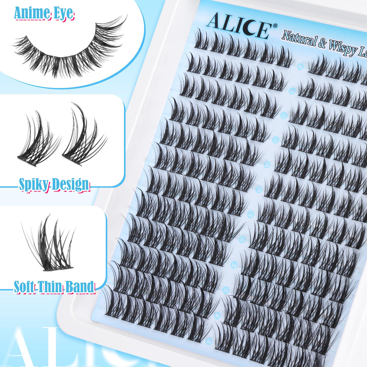 ALICE Bond and Seal glue demonstrates secure, long-lasting hold for daily wear.