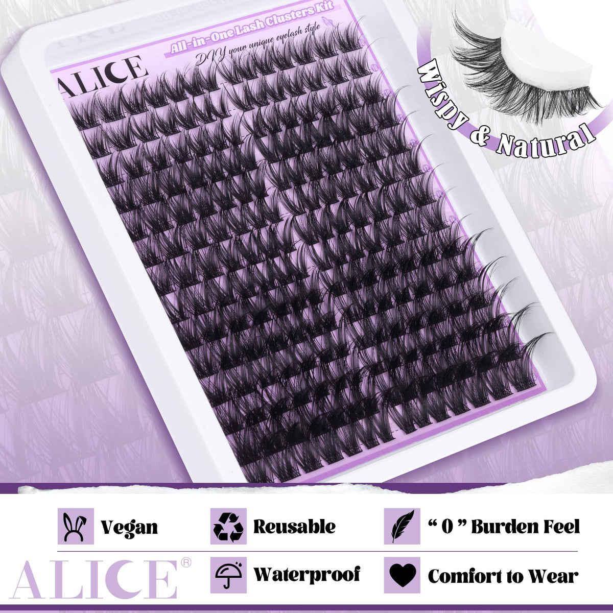 ALICE 196 lash clusters provide abundant customization options