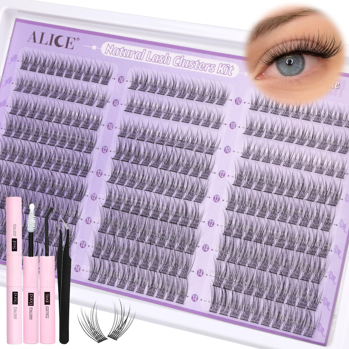 ALICE lash-kit-full-contents includes all items for DIY extensions.