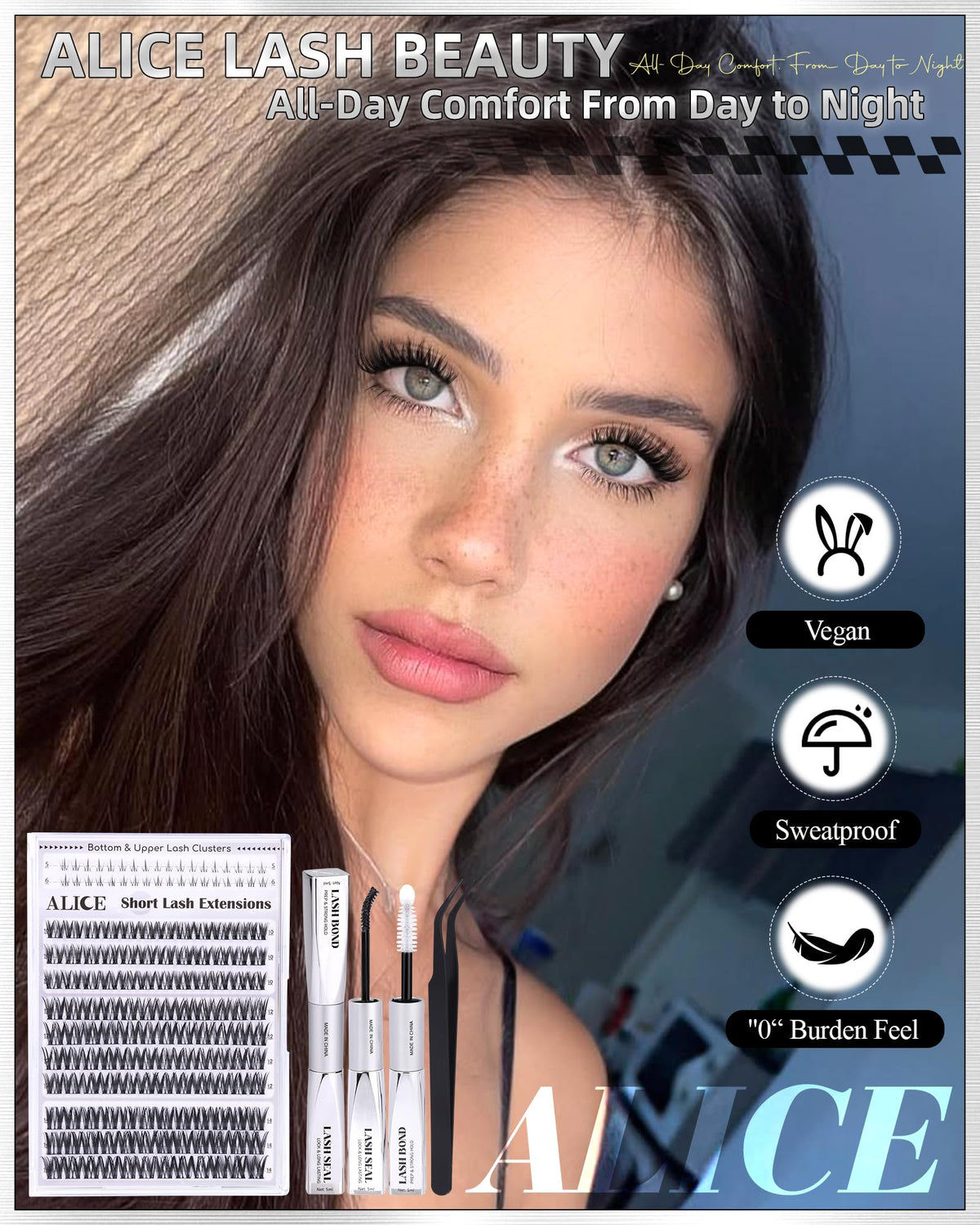 ALICE Lash seal for smooth finish and longer wear at home